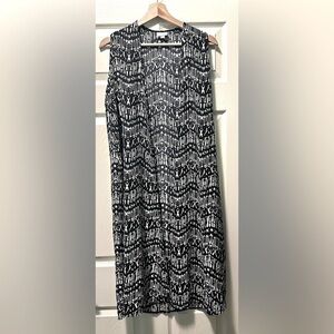 LuLaRoe Joy black and white duster